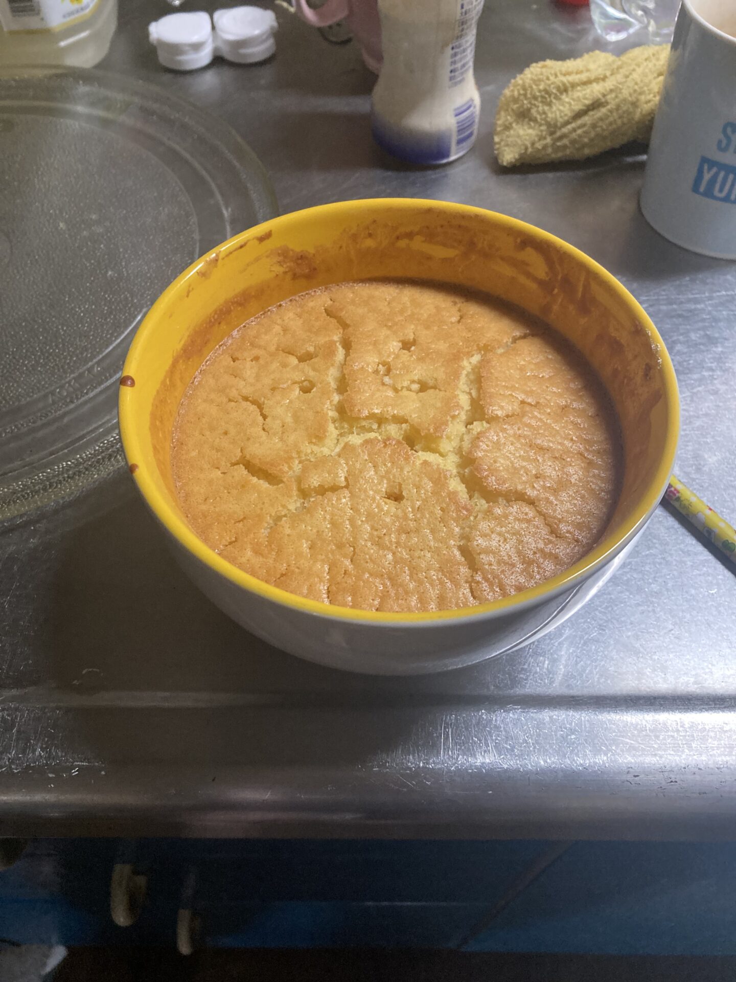 レモンケーキ　チーズ作りで余ったホエーでケーキ作り