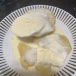 漫画 OH!MYコンブ再現料理、バニラアイス焼き芋