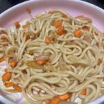 和風ベースのダシ風味の焼きそば