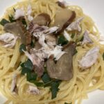 簡単！リコッタチーズといぶりがっこのクリームパスタ