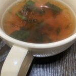 簡単！ネギとわかめと春雨中華風スープ