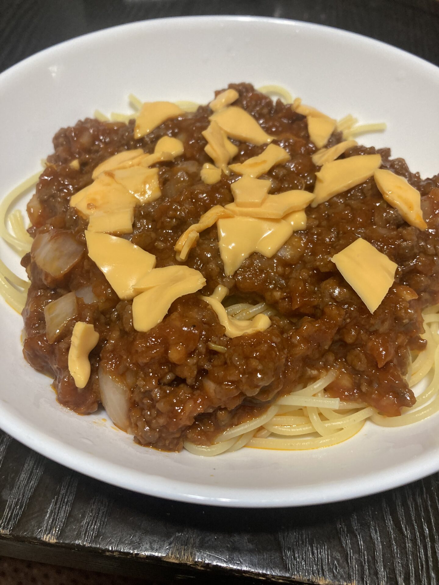 簡単！ケチャップでミートパスタ