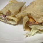 ホットケーキミックスでハムとツナのチーズクレープ