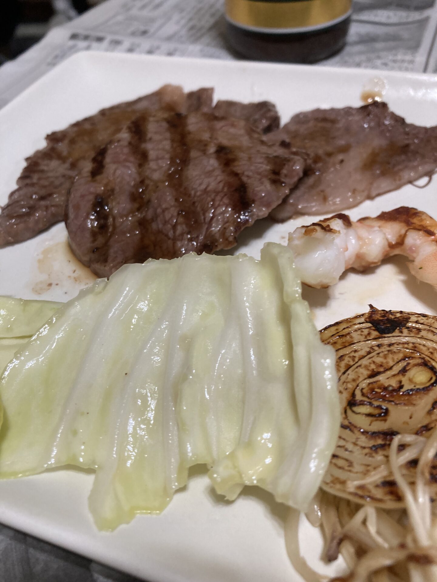 自宅で焼き肉の美味しい焼き方と相性の良い塩ダレキャベツ