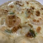 強力粉で生地からモッツァレラチーズのシーフードピザ