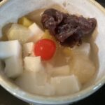 すぐ出来る牛乳寒天であんみつ