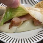 １０分位で出来る！混ぜて焼くだけチーズとベーコンブリトー