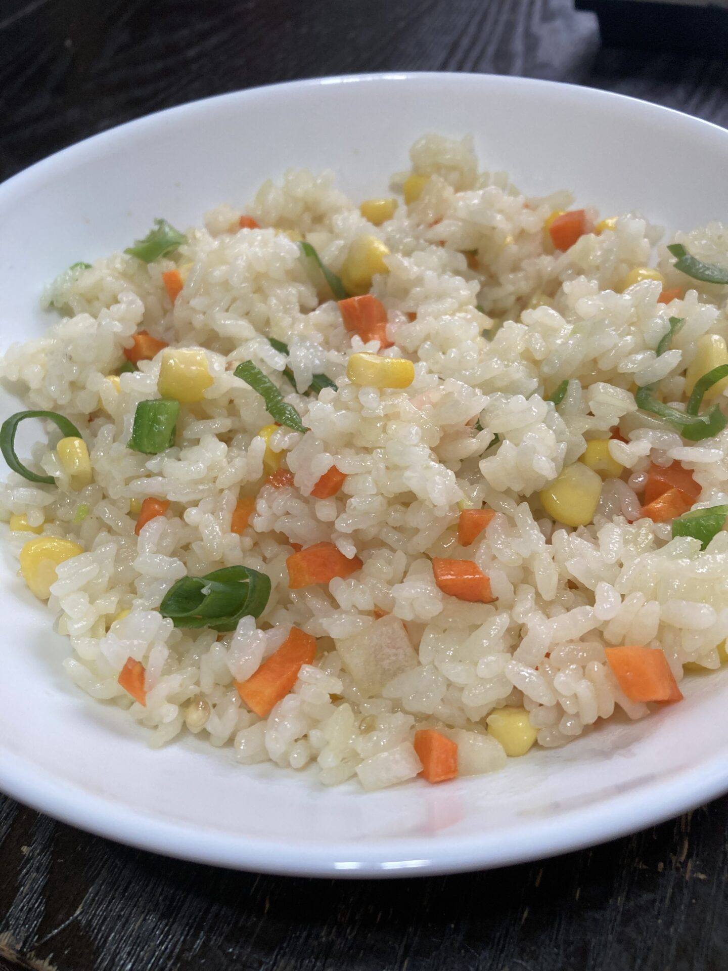 さっと作れる！コーンと野菜のバターピラフ風