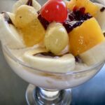 ナタデココとヨーグルトゼリーのアイスフルーツミニパフェ
