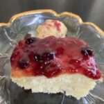 ジャムからブルーベリーのソース