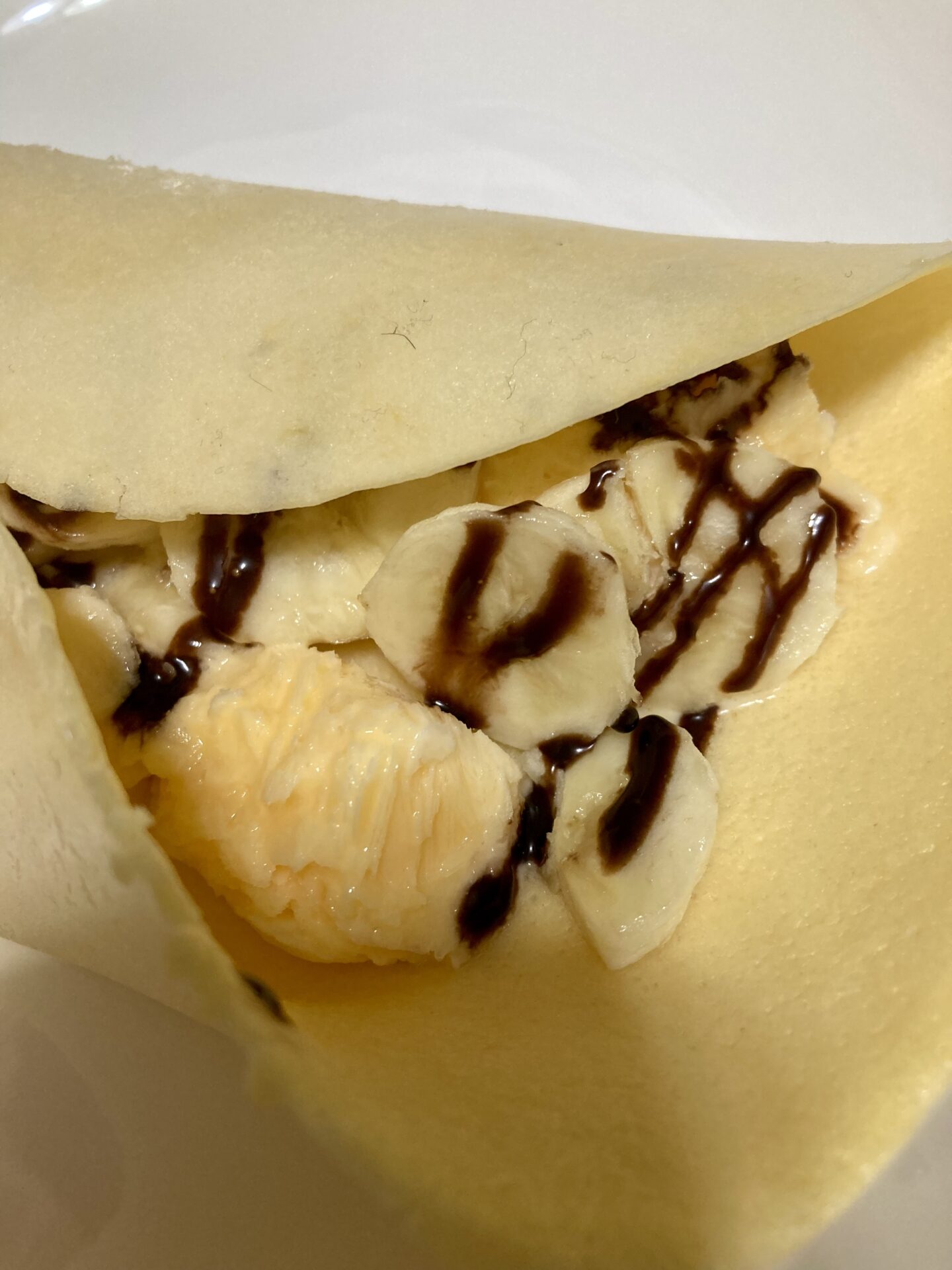 時短でレンジでクレープを簡単に作る。ホットケーキミックス使用